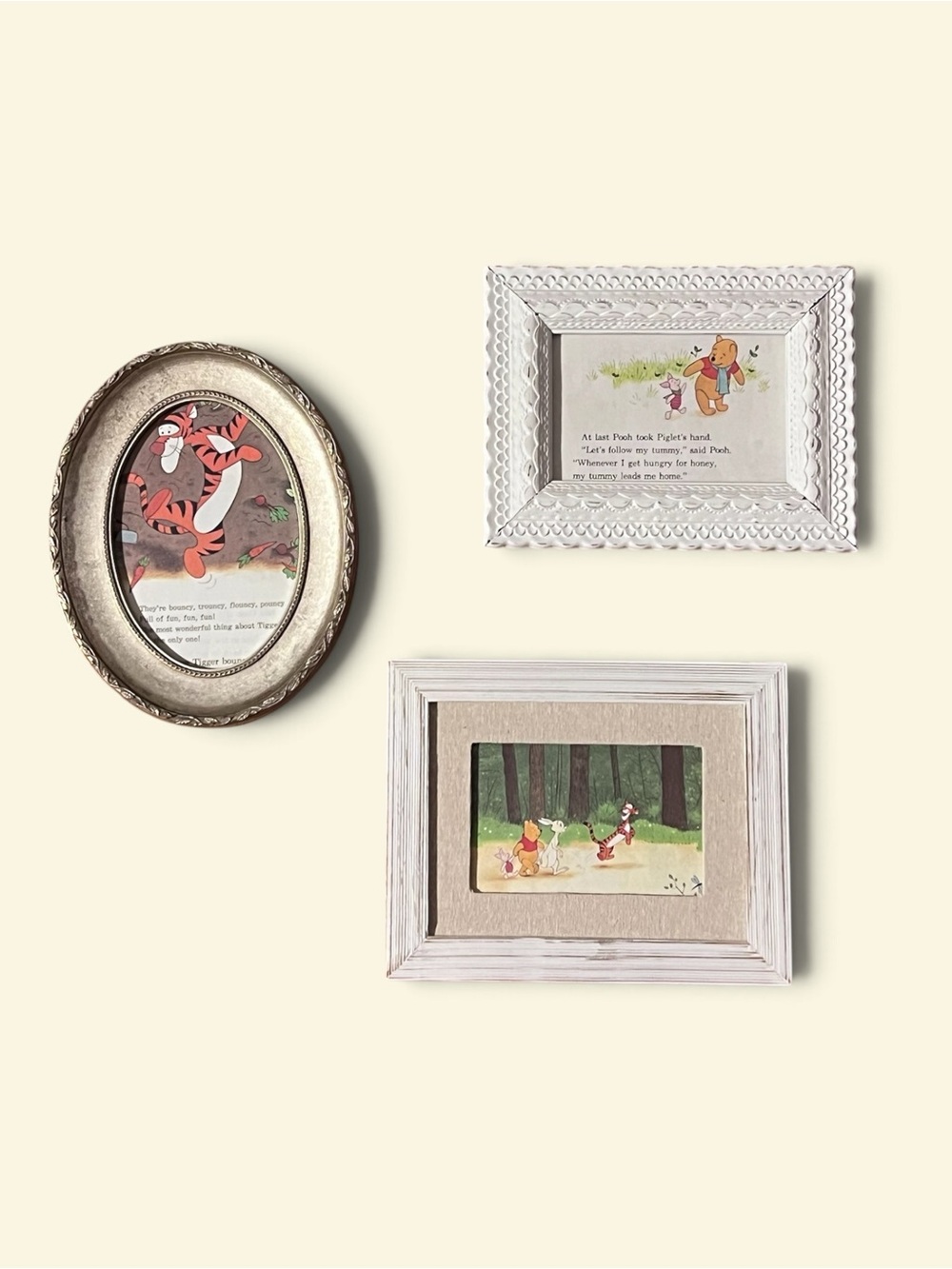 Winnie the Pooh Decorative Wall Frame Set - Home Accents for Nursery